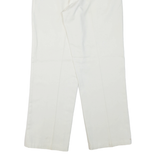 DICKIES Womens Trousers White Regular Straight W30 L30