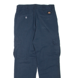DICKIES Cargo Mens Trousers Blue Regular Straight W30 L30