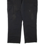 DICKIES Cargo Mens Trousers Black Regular Straight W40 L32