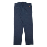 DICKIES Mens Trousers Blue Slim Tapered W30 L30