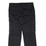 DICKIES Womens Trousers Black Regular Bootcut W32 L31