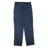 DICKIES Cargo Mens Trousers Blue Regular Straight W32 L33