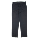 DICKIES Mens Trousers Black Regular Straight W30 L30