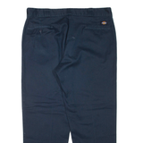 DICKIES Mens Trousers Blue Regular Tapered W40 L30