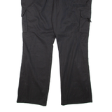 DICKIES Cargo Mens Trousers Black Regular Flared W40 L32