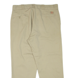 DICKIES Mens Trousers Beige Regular Tapered W38 L29