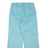 DICKIES Womens Trousers Blue Regular Straight W26 L26