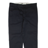 DICKIES Mens Trousers Black Regular Tapered W40 L32