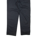 DICKIES Mens Trousers Black Regular Tapered W40 L32