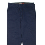 DICKIES Mens Trousers Blue Regular Tapered W38 L30