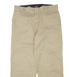 DICKIES Mens Trousers Beige Regular Straight W36 L30