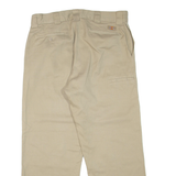 DICKIES Mens Trousers Beige Regular Straight W36 L30
