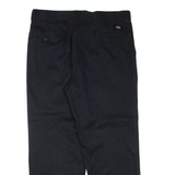 DICKIES Mens Trousers Black Regular Straight W38 L32