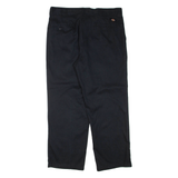 DICKIES Mens Trousers Black Regular Straight W38 L32