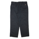 DICKIES Mens Trousers Black Regular Tapered W38 L30