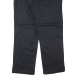 DICKIES Mens Trousers Black Regular Tapered W36 L30