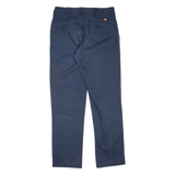DICKIES Mens Trousers Blue Regular Straight W30 L31