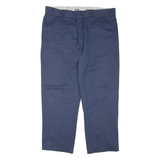 DICKIES Mens Trousers Blue Regular Tapered W38 L29