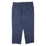 DICKIES Mens Trousers Blue Regular Tapered W38 L29
