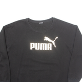 PUMA Womens Sweatshirt Black UK 16