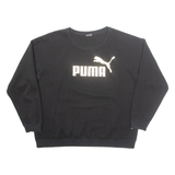PUMA Womens Sweatshirt Black UK 16