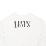 LEVI'S Cropped Womens Sweatshirt Cream L