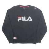 FILA Mens Sweatshirt Black S