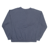 CRAZY APPAREL Monterey California Mens Sweatshirt Blue USA L