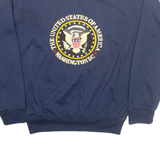 NT SOUVENIR Washington DC Womens Sweatshirt Blue USA S