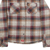 DICKIES Insulated Womens Quilted Jacket Red Check L