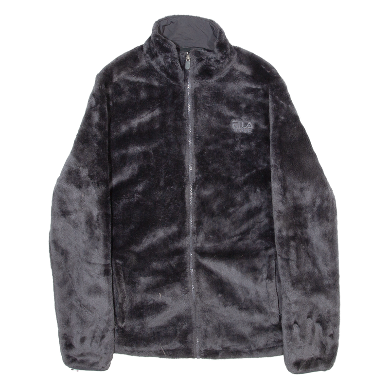 FILA Fleece Lined Womens Fleece Jacket Grey M