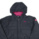 HELLY HANSEN Down Insulated Womens Puffer Jacket Black Nylon Hooded L