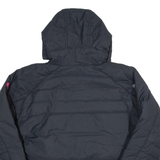 HELLY HANSEN Down Insulated Womens Puffer Jacket Black Nylon Hooded L