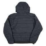 HELLY HANSEN Down Insulated Womens Puffer Jacket Black Nylon Hooded L