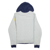 TIMBERLAND Mens Track Jacket Grey 90s Hooded M