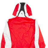 PUMA Mesh Lined Mens Jacket Red Hooded L