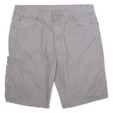 DICKIES Carpenter Style Mens Workwear Shorts Grey XL W38
