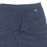DICKIES Cargo Style Mens Workwear Shorts Blue M W32