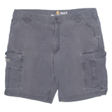 CARHARTT Cargo Style Mens Workwear Shorts Blue XL W40
