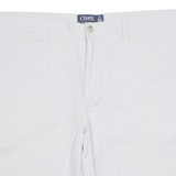 CHAPS Stretch Mens Chino Shorts Grey L W38