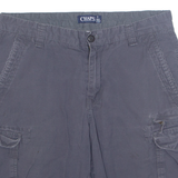CHAPS Mens Cargo Shorts Grey M W33