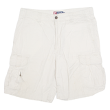 CHAPS Mens Cargo Shorts Cream M W34