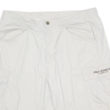 RALPH LAUREN POLO JEANS COMPANY Mens Cargo Shorts Cream XL W38
