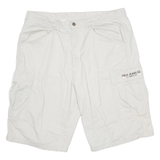 RALPH LAUREN POLO JEANS COMPANY Mens Cargo Shorts Cream XL W38