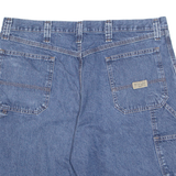 WRANGLER Carpenter Mens Workwear Shorts Blue XL W38