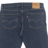 LEVI'S Cut Off Distressed Premiumj E 511 Mens Denim Shorts Blue L W36