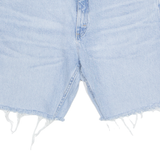 WRANGLER Cut Off Mens Denim Shorts Blue L W36