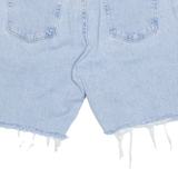 WRANGLER Cut Off Mens Denim Shorts Blue L W36