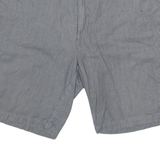 CALVIN KLEIN Mens Chino Shorts Black Pinstripe XL W40