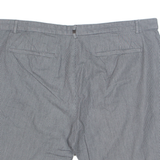 CALVIN KLEIN Mens Chino Shorts Black Pinstripe XL W40